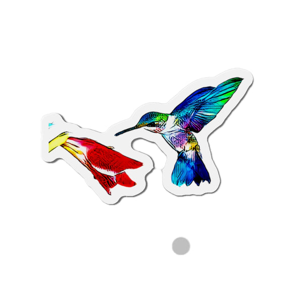 Hummingbird Stare Down Die-Cut Magnets