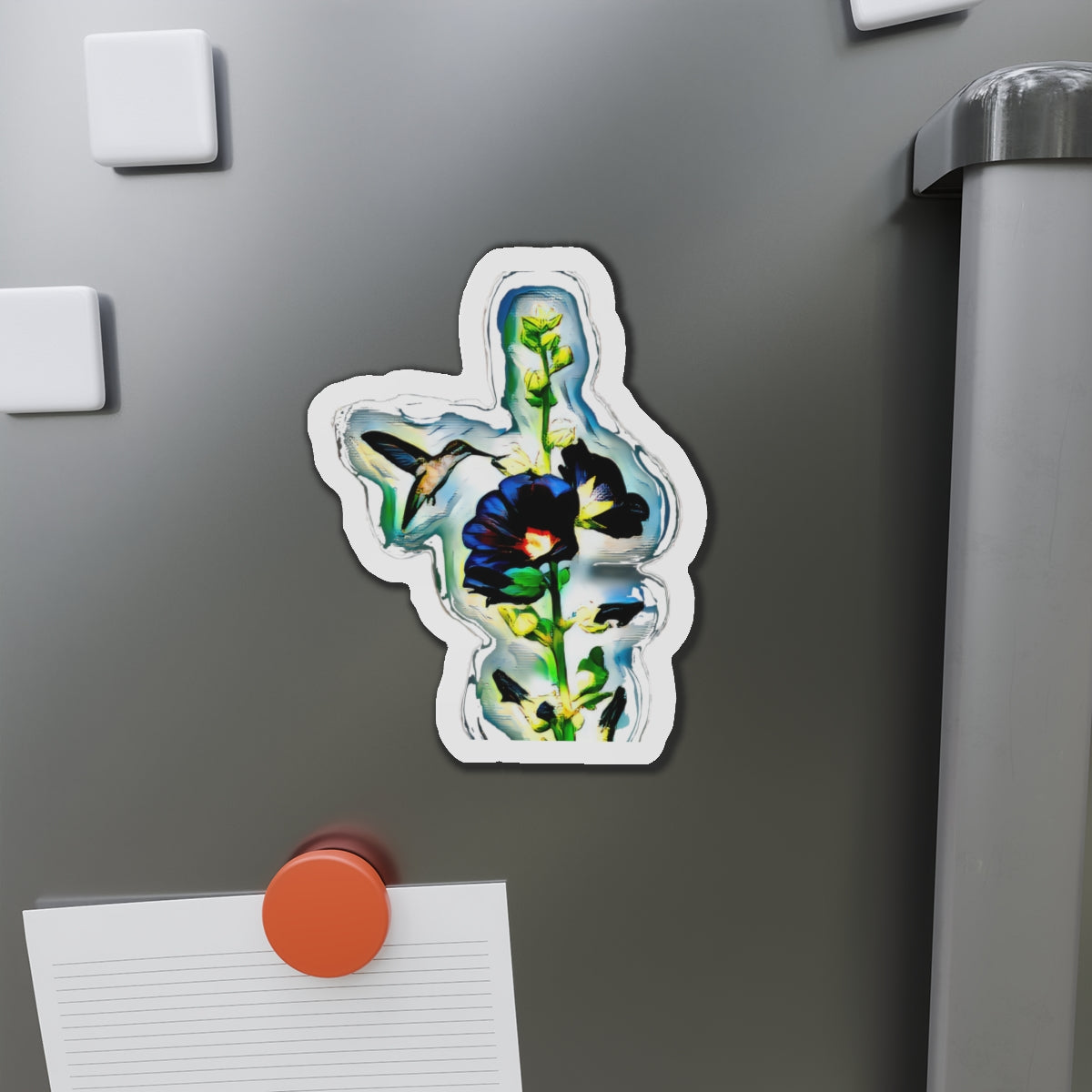 Hummingbird Standing Tall Die-Cut Magnets