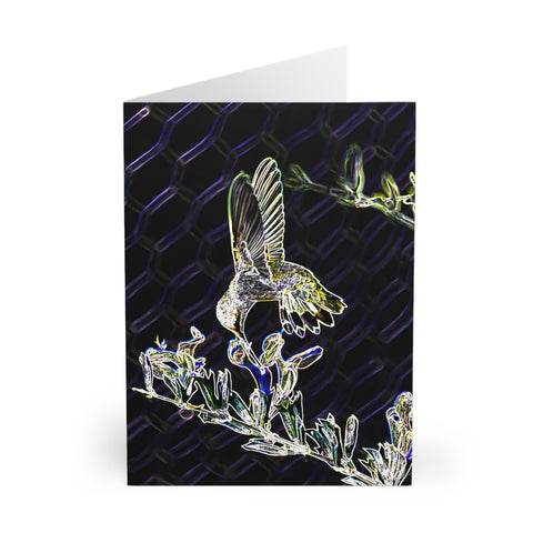Mid Air Twist Hummingbird Night Dreams Notecard (5 Pack)