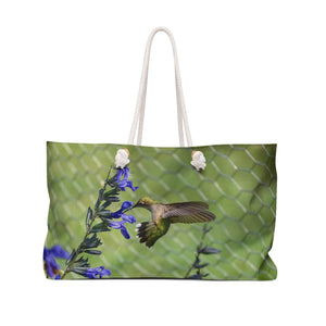 Violet Twist Hummingbird Weekender Bag 1