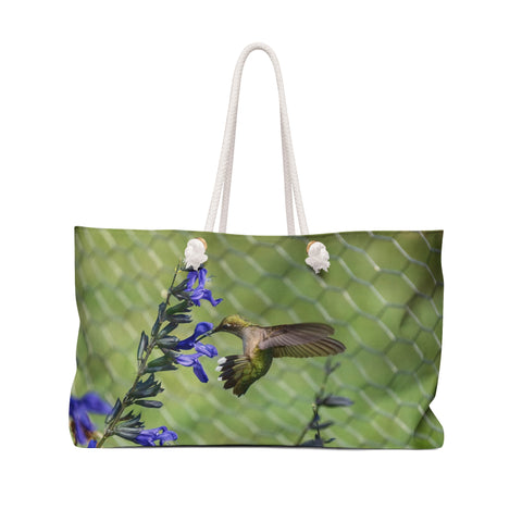 Violet Twist Hummingbird Weekender Bag 1