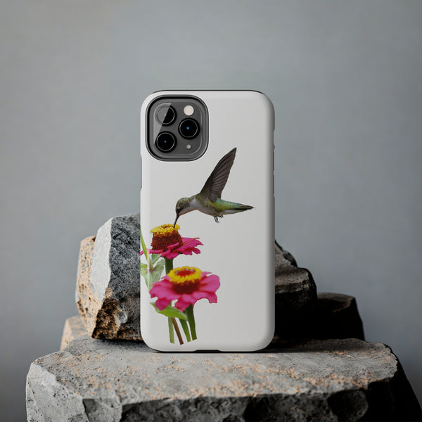 Hummingbird Zinnia WonderTough Phone Cases