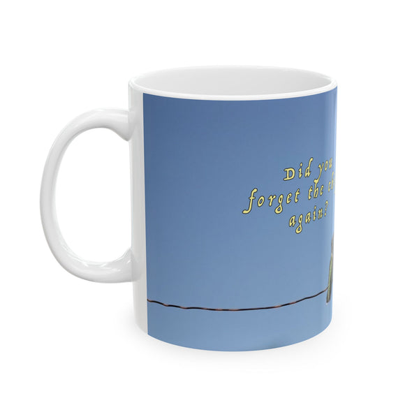 Forgdt the Chips Hummingbird Ceramic Mug 11oz