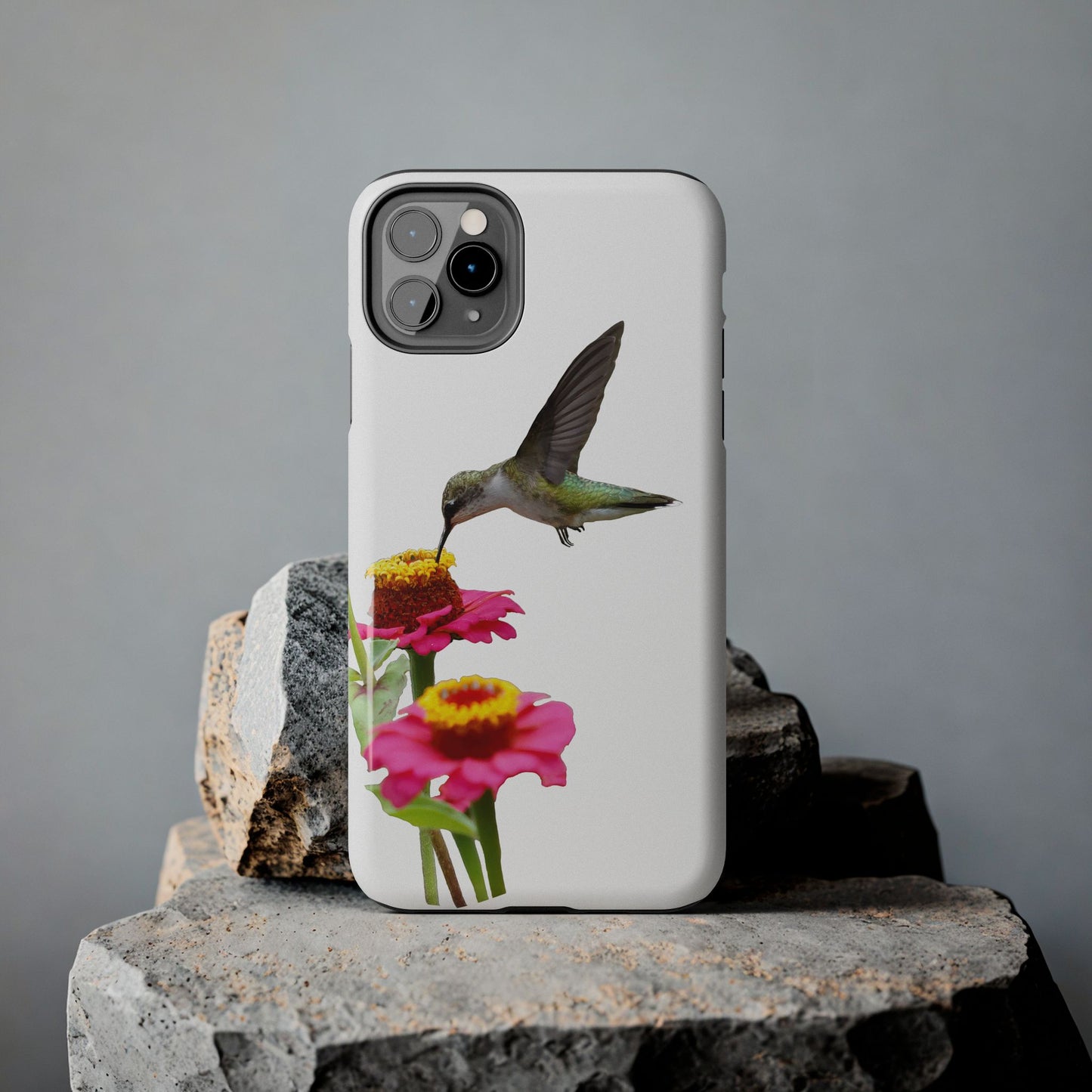 Hummingbird Zinnia WonderTough Phone Cases /