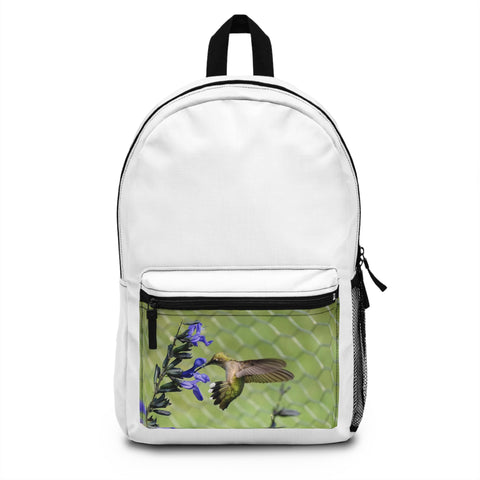 Violet Twist Hummingbird Backpack