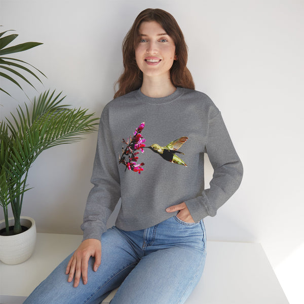 Hummingbird Sip Unisex Heavy Blend™ Crewneck Sweatshirt