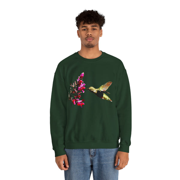 Hummingbird Sip Unisex Heavy Blend™ Crewneck Sweatshirt