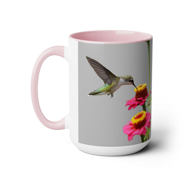 Two-Tone Coffee Mugs, 15oz