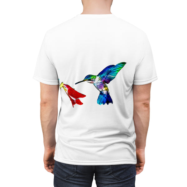 Unisex Cut & Sew Hummingbird Sweet Tee (AOP 1)