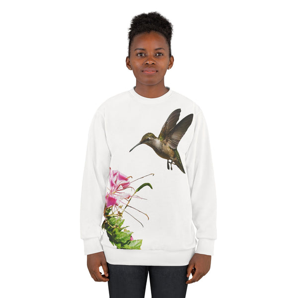 Hummingbird Frills Unisex Sweatshirt (AOP)