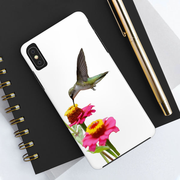 Hummingbird Zinnia WonderTough Phone Cases /