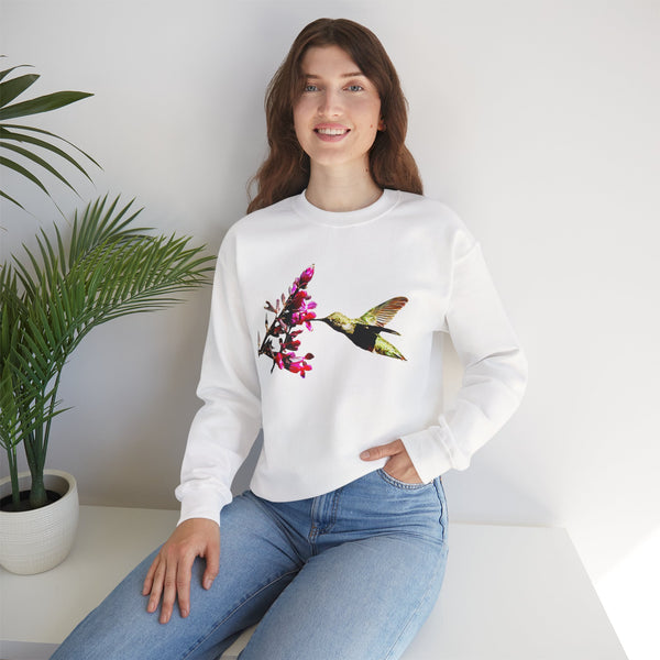 Hummingbird Sip Unisex Heavy Blend™ Crewneck Sweatshirt