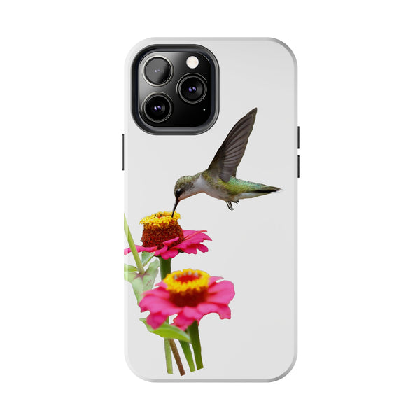 Hummingbird Zinnia WonderTough Phone Cases