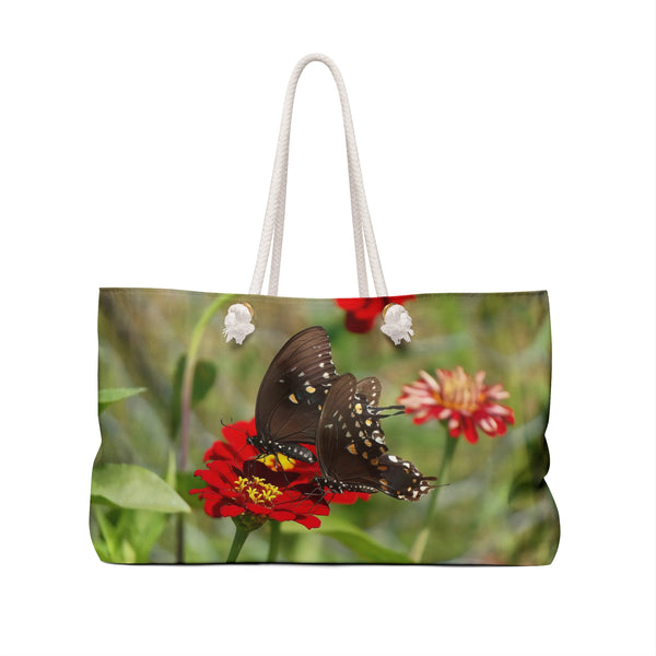 Red Tail Butterfly Weekender Bag 1