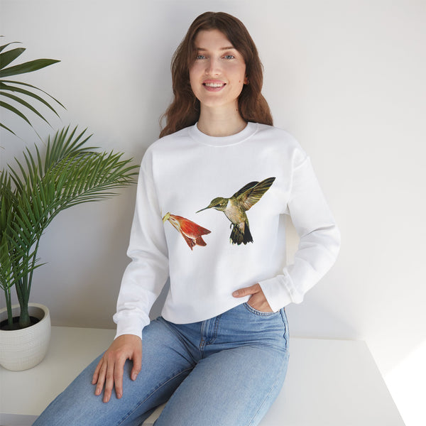 Hummingbird Slim Unisex Heavy Blend™ Crewneck Sweatshirt