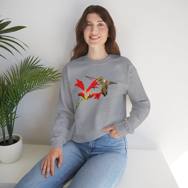 Hummingbird Float Unisex Heavy Blend™ Crewneck Sweatshirt