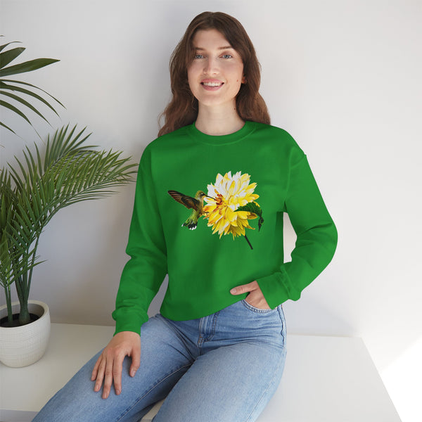 Hummingbird Fire Unisex Heavy Blend™ Crewneck Sweatshirt