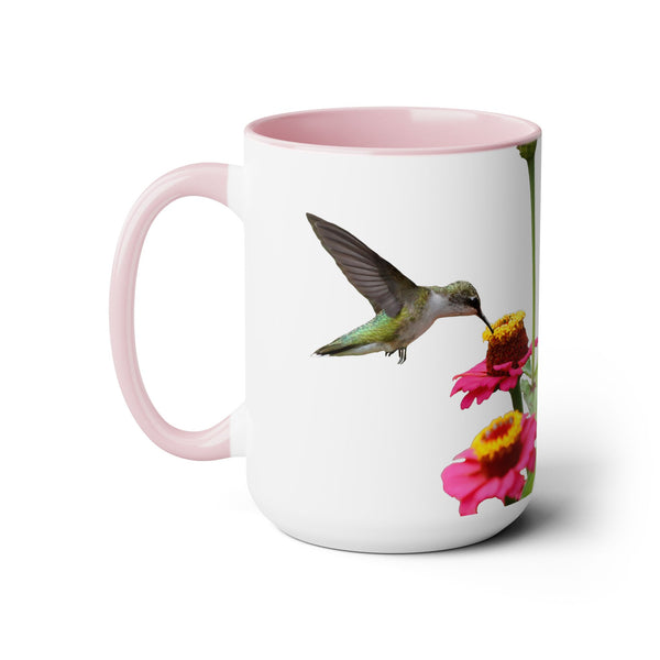 Two-Tone Coffee Mugs, 15oz