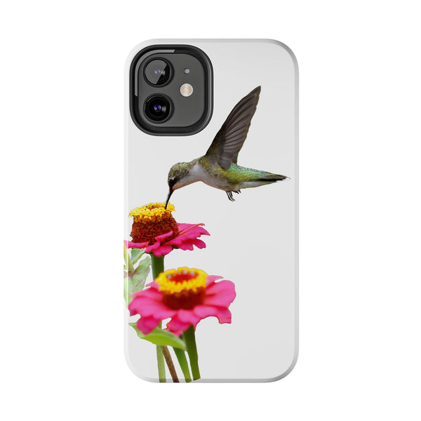 Hummingbird Zinnia WonderTough Phone Cases