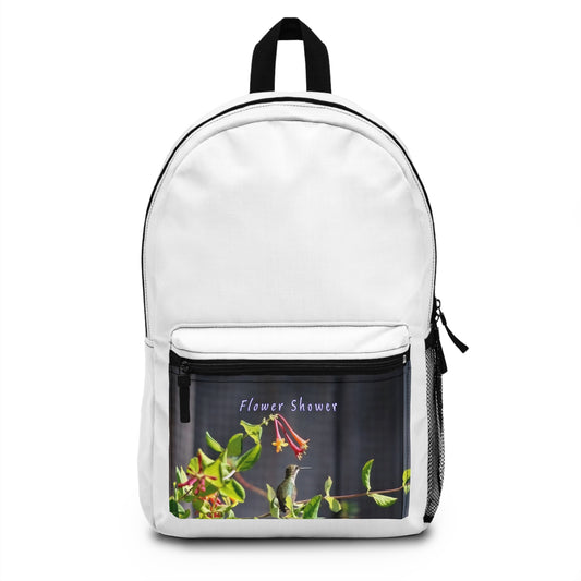 Flower Shower Hummingbird Backpack