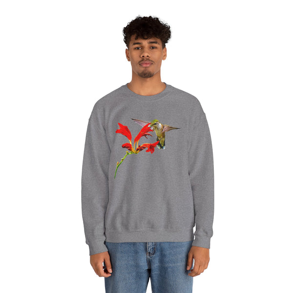 Hummingbird Float Unisex Heavy Blend™ Crewneck Sweatshirt