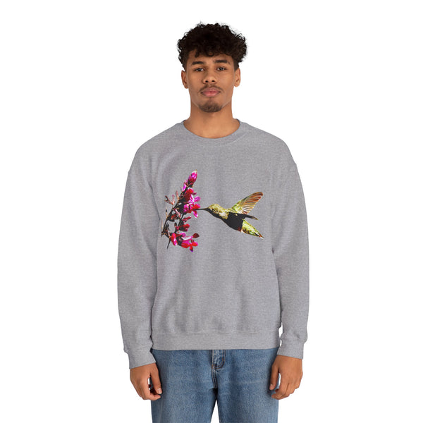 Hummingbird Sip Unisex Heavy Blend™ Crewneck Sweatshirt