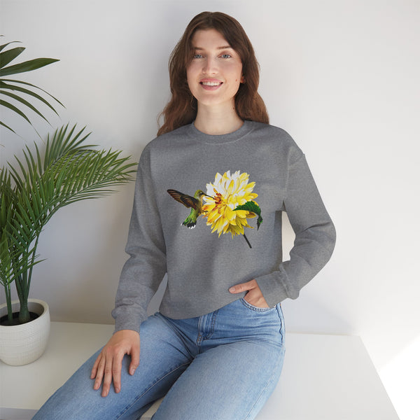 Hummingbird Fire Unisex Heavy Blend™ Crewneck Sweatshirt