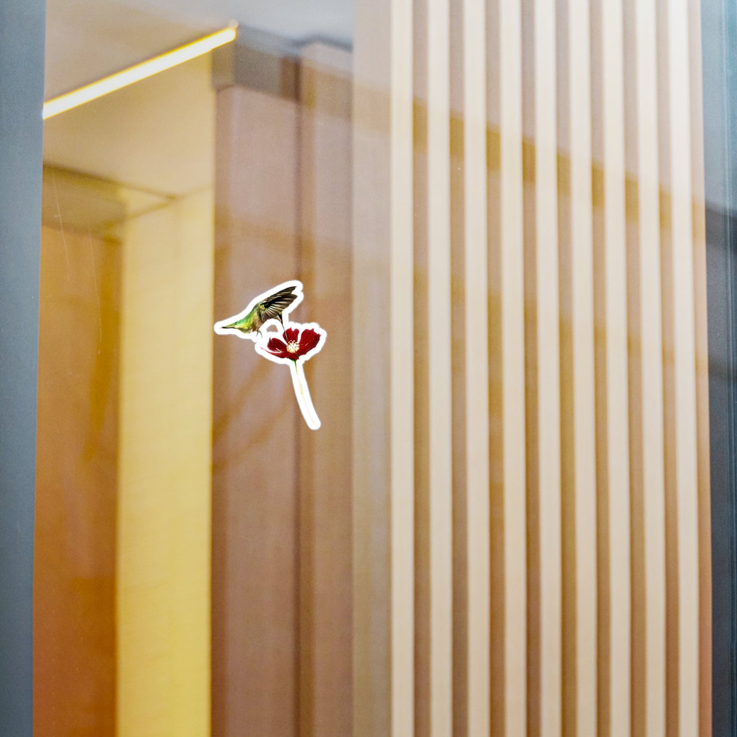 Hummingbird Wings Up Kiss-Cut Vinyl Decals