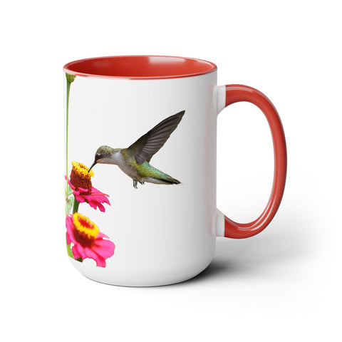 Two-Tone Coffee Mugs, 15oz