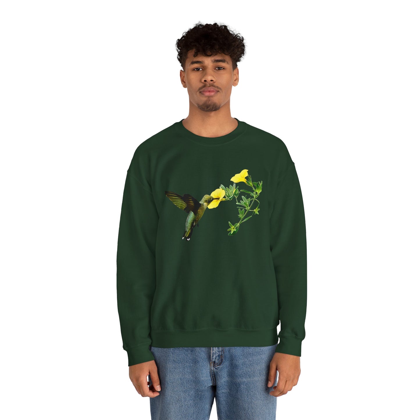Hummingbird Glory Unisex Heavy Blend™ Crewneck Sweatshirt