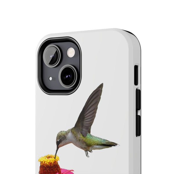 Hummingbird Zinnia WonderTough Phone Cases