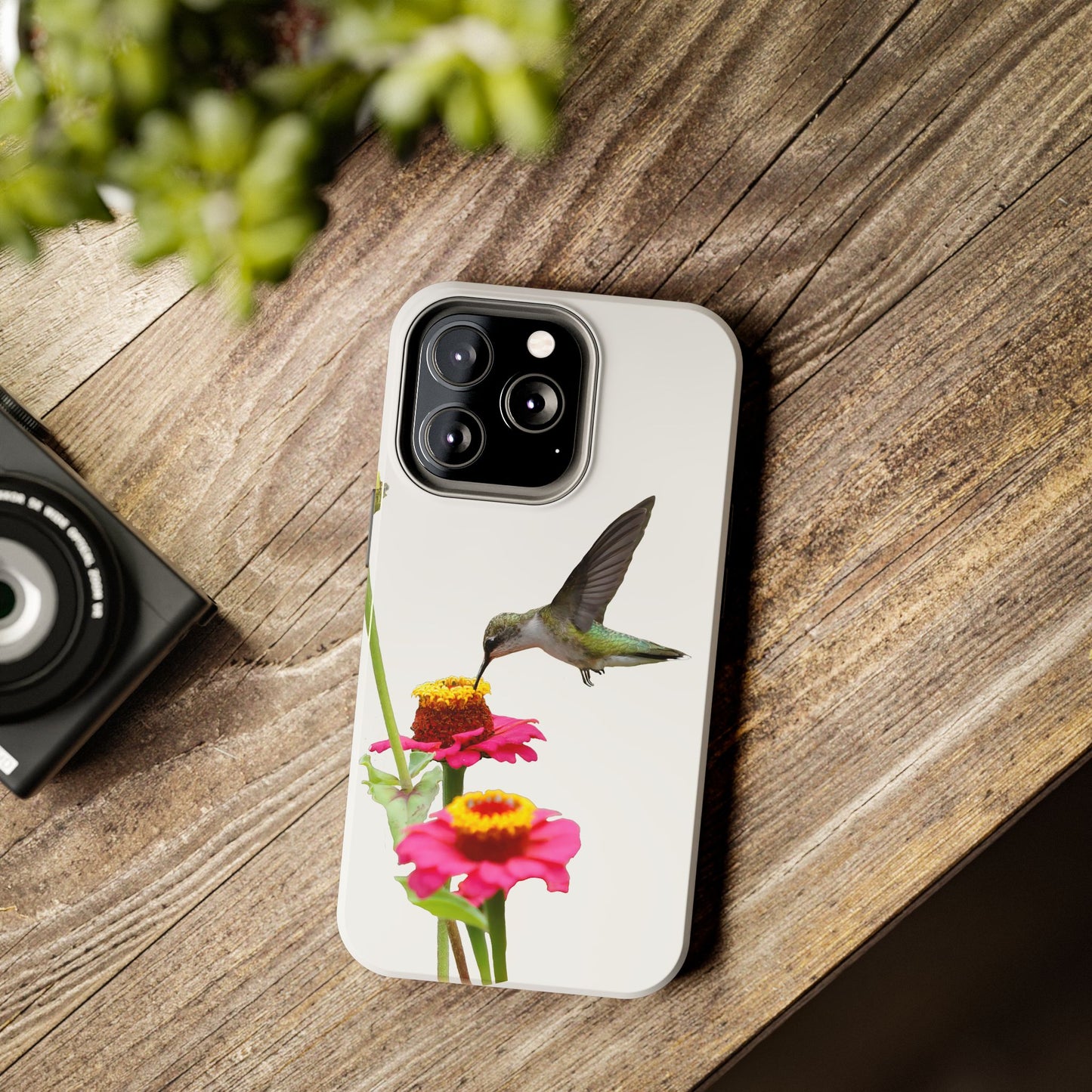 Hummingbird Zinnia WonderTough Phone Cases