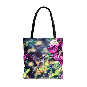 Purple Flight Tote Bag (AOP)