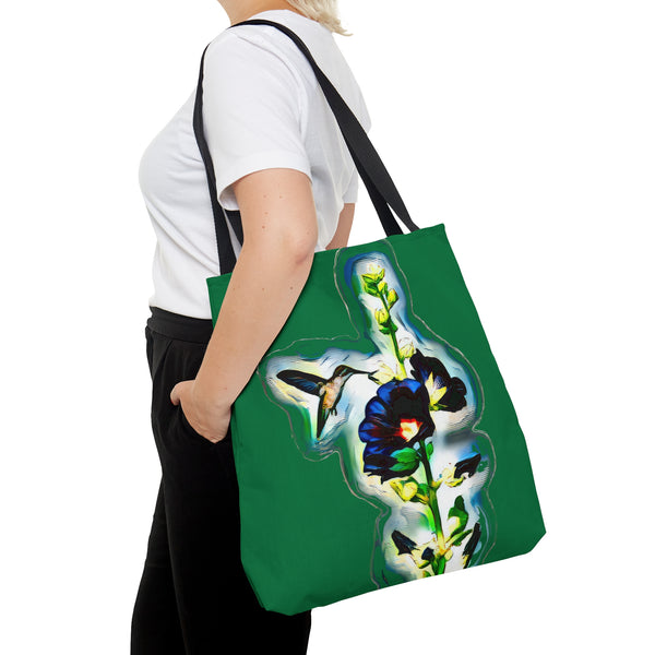 Hummingbird Standing Green Tote Bag (AOP 1)