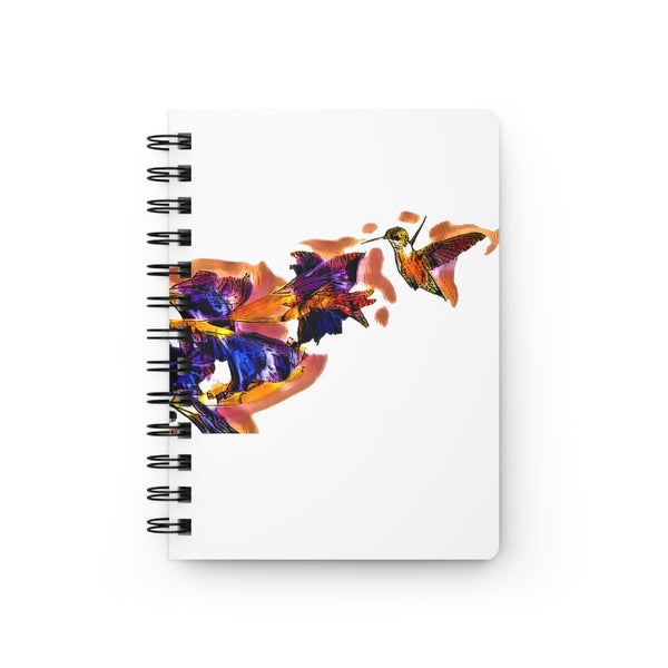 Hummingbird Violet Spiral Bound Journal