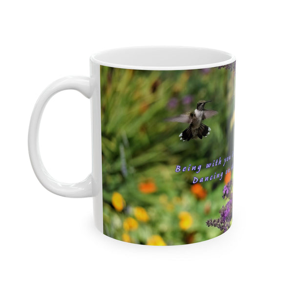 Dance on Air Hummingbird Ceramic Mug 11oz