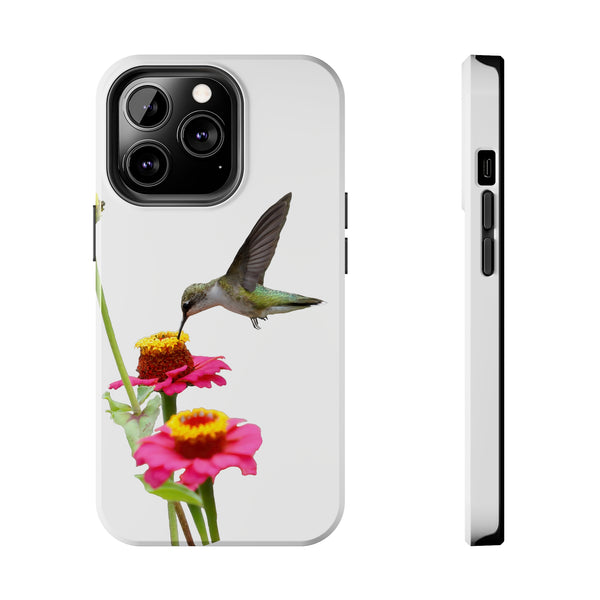 Hummingbird Zinnia WonderTough Phone Cases