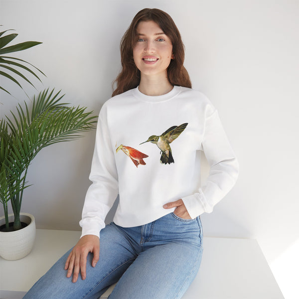 Hummingbird Slim Unisex Heavy Blend™ Crewneck Sweatshirt
