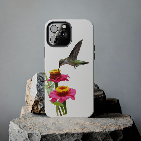 Hummingbird Zinnia WonderTough Phone Cases /