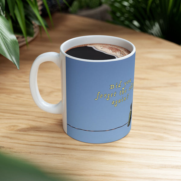 Forgdt the Chips Hummingbird Ceramic Mug 11oz
