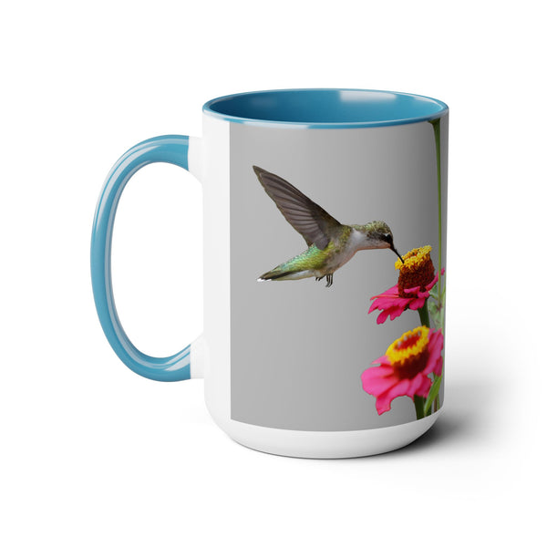 Two-Tone Coffee Mugs, 15oz