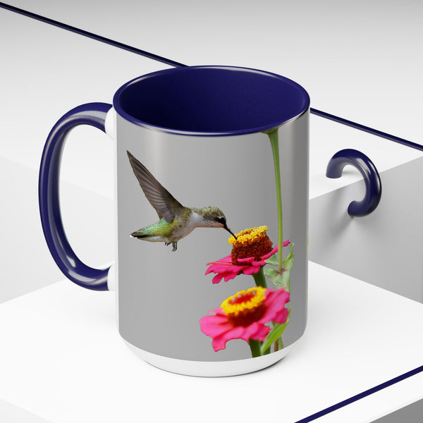 Two-Tone Coffee Mugs, 15oz