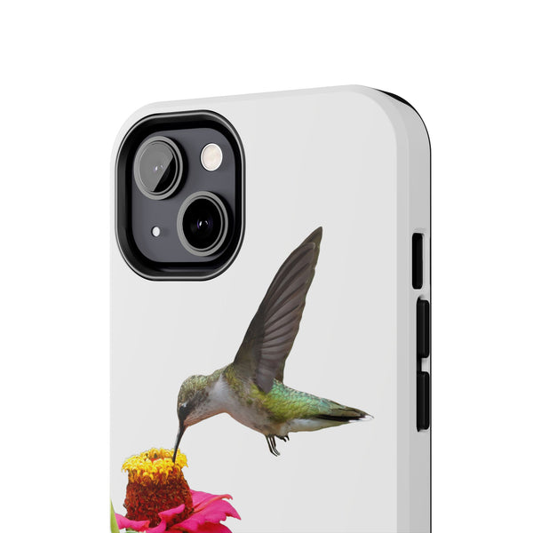 Hummingbird Zinnia WonderTough Phone Cases