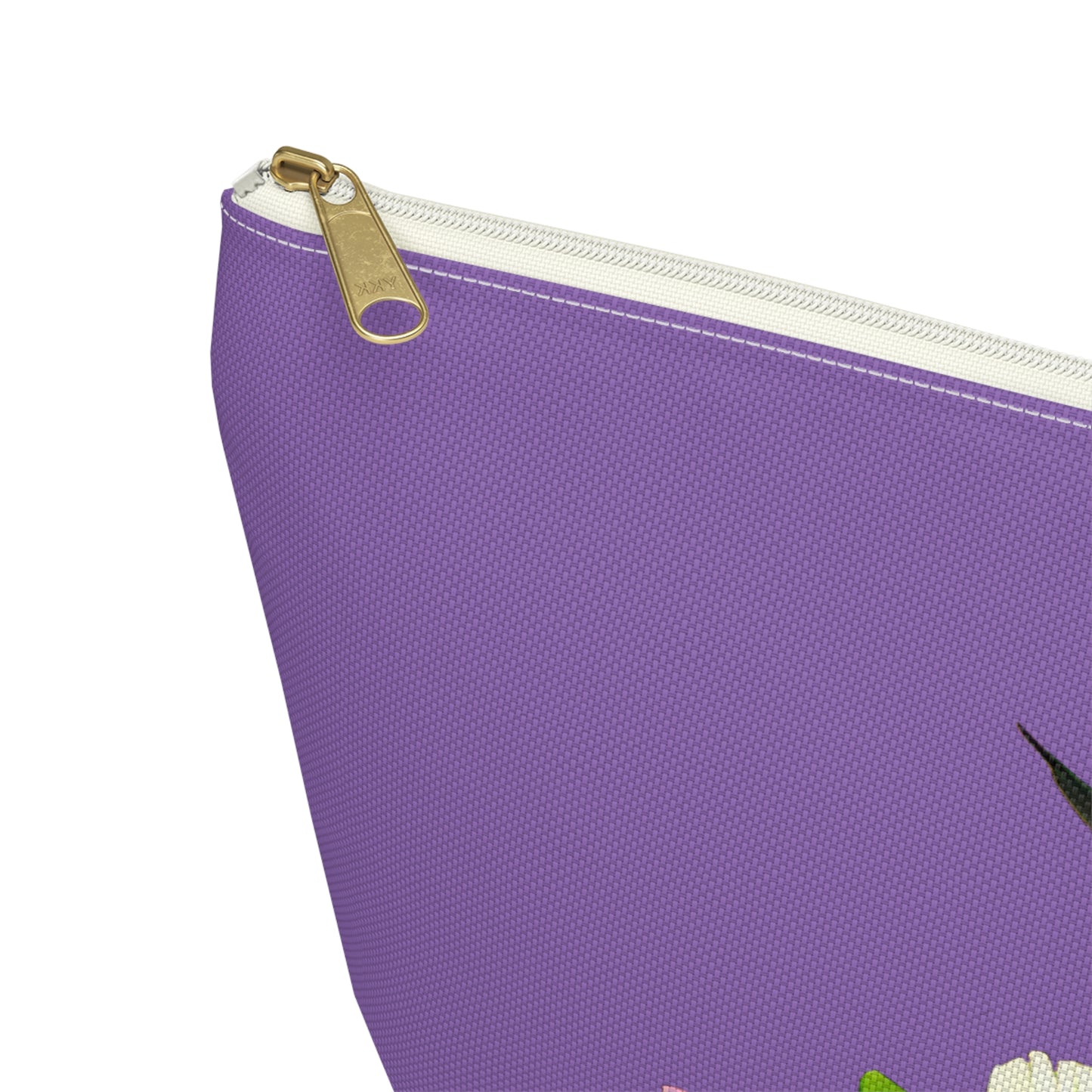 Hummingbird Wings Up Day Purple Accessory Pouch w T-bottom