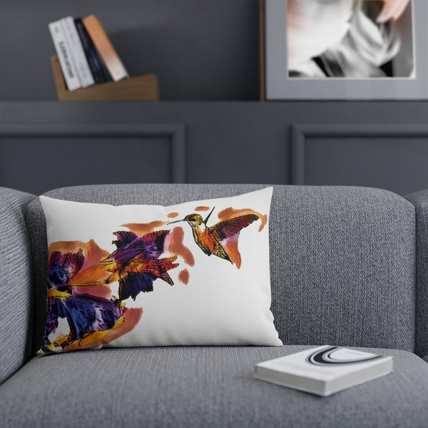 Hummingbird Violet Cushion