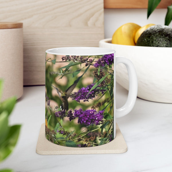 Dance on Air Hummingbird Ceramic Mug 11oz