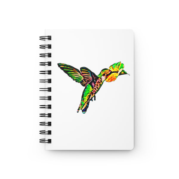 Hummingbird Emerald Sip Spiral Bound Journal