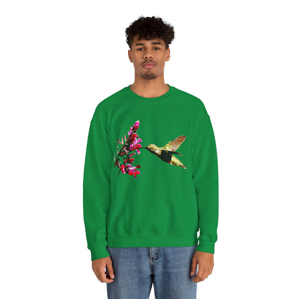 Hummingbird Sip Unisex Heavy Blend™ Crewneck Sweatshirt