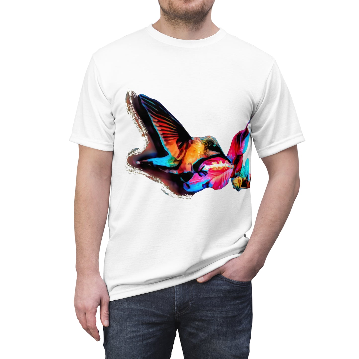 Hummingbird Landing Unisex Tee