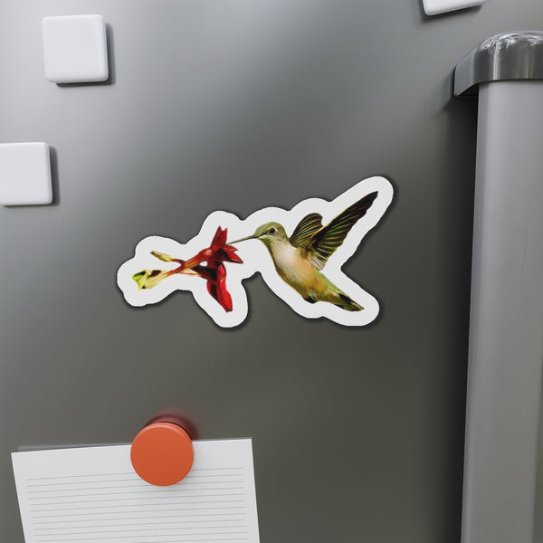 Hummingbird Honeysuckle Kiss Die-Cut Magnets